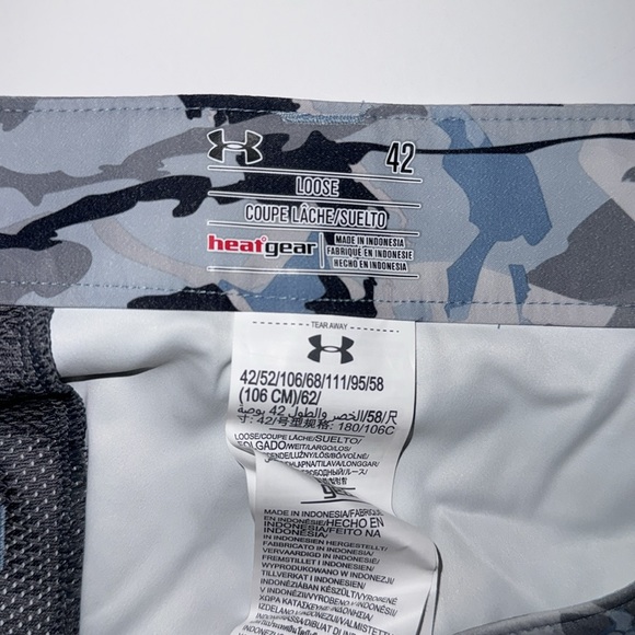 NWT Under Armour UA Men Storm Fish Hunter Cargo Shorts GRAY 1300047 926 … - Picture 4 of 6